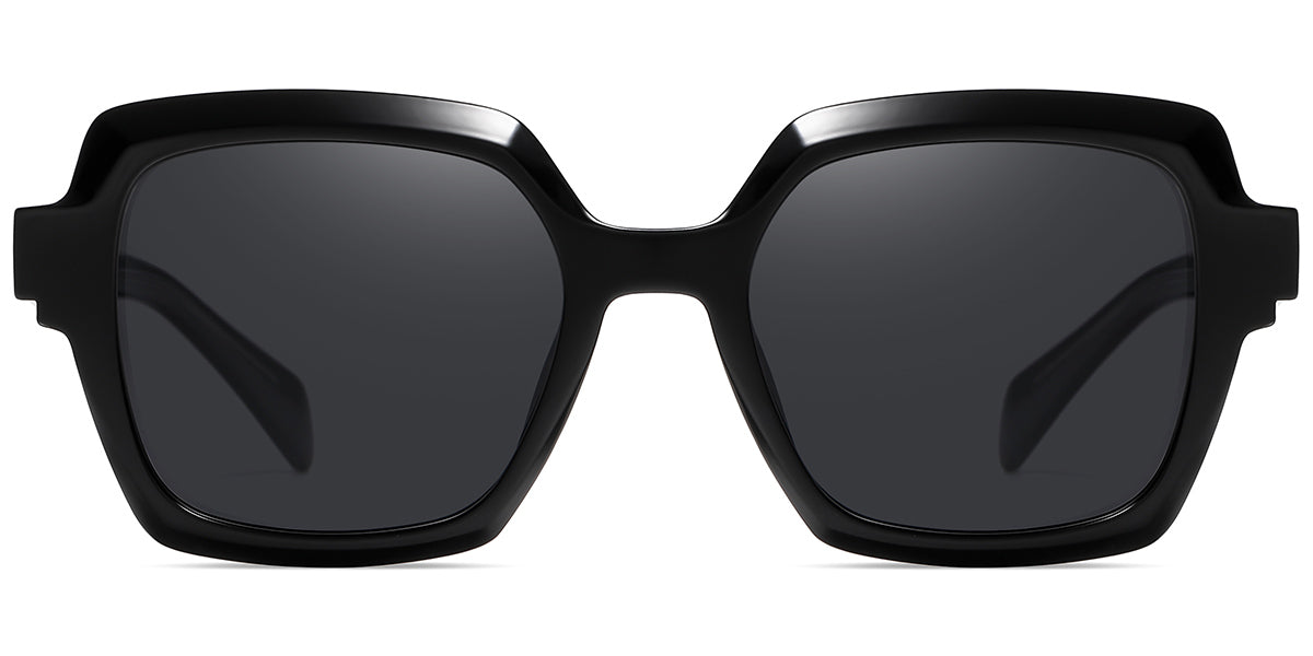 Black + Dark Gray Polarized Lenses (SG6224-1)