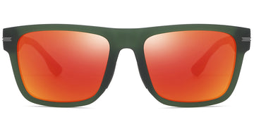 Translucent Green + Mirrored Red Polarized Lenses (SG6145-5)