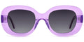 Translucent Purple + Gradient Gray Polarized Lenses (SG6243-4)