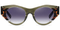 Pattern Green + Gradient Gray Polarized Lenses (SG6267-4)