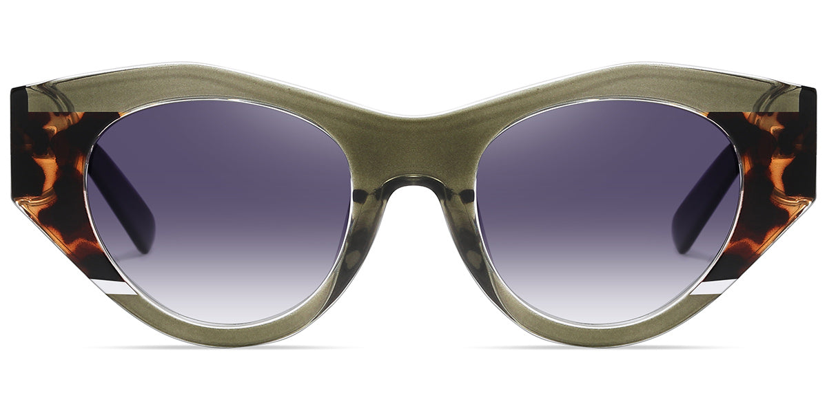 Pattern Green + Gradient Gray Polarized Lenses (SG6267-4)