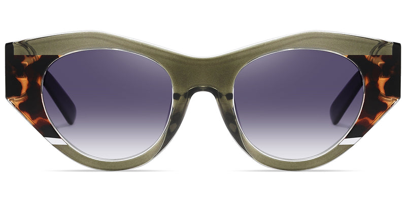 Pattern Green + Gradient Gray Polarized Lenses (SG6267-4)