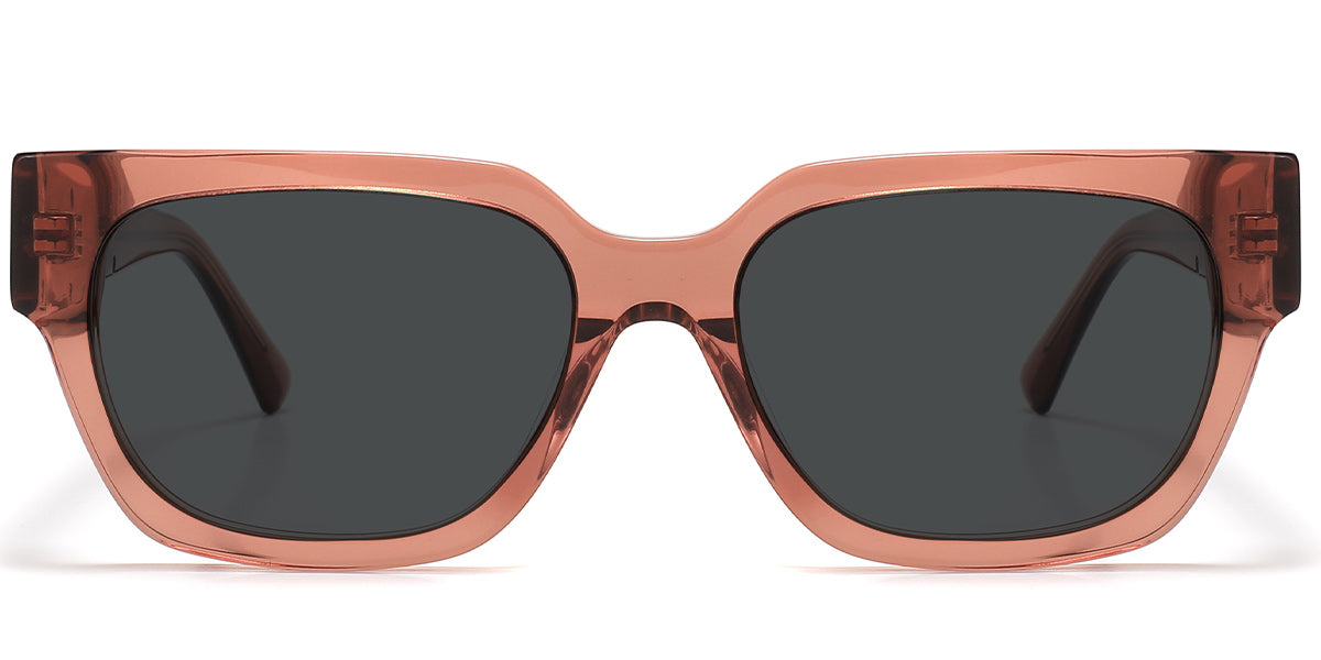 Translucent Pink + Dark Gray Polarized Lenses (SG5964-4)