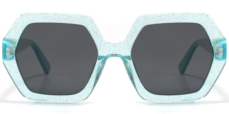Translucent Blue + Dark Gray Polarized Lenses (SG6139-4)