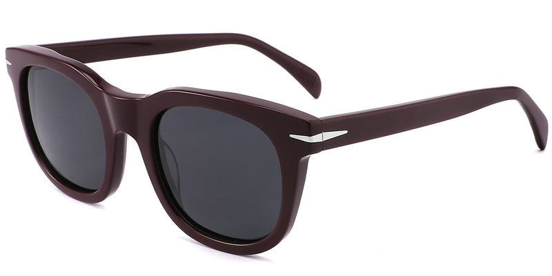 Wine Red + Dark Gray Polarized Lenses (SG4783-3)