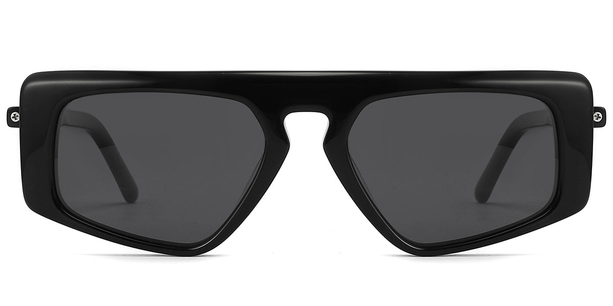 Black + Dark Gray Polarized Lenses (SG4306-1)