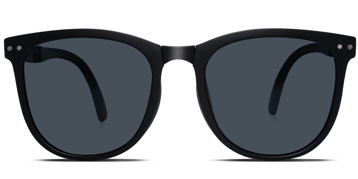 Matte Black + Dark Gray Polarized Lenses (SG4674-1)