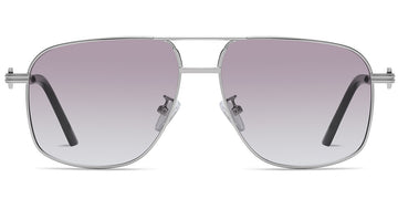 Silver + Gradient Purple Polarized Lenses (SG4951-1)