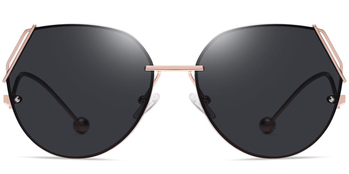 Rose Gold + Dark Gray Polarized Lenses (SG5311-1)