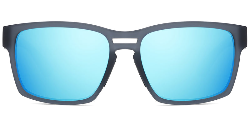Gray + Mirrored Ice Blue Polarized (SG6148-4)