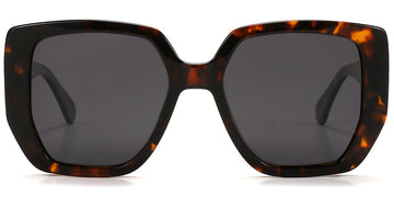 Tortoiseshell + Dark Gray Polarized Lenses (SG6133-2)