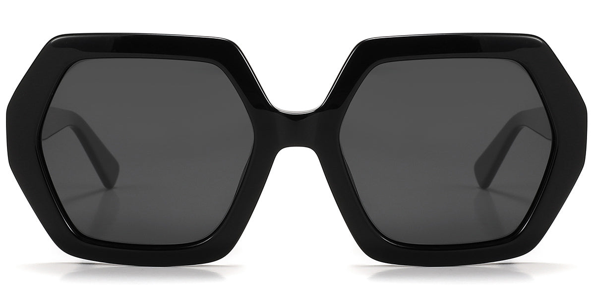 Black + Dark Gray Polarized Lenses (SG6139-1)