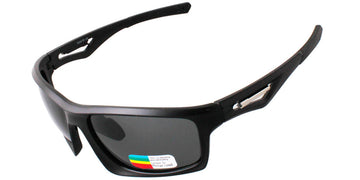 Matte Black + Dark Gray Polarized Lenses (SG6287-3)