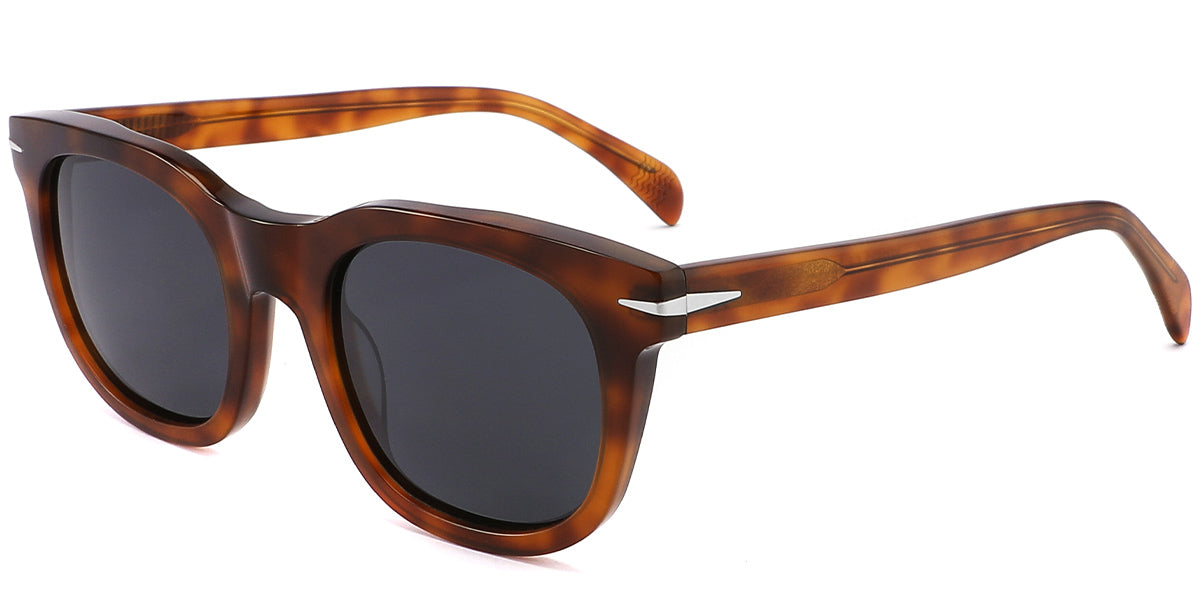 Tortoiseshell + Dark Gray Polarized Lenses (SG4783-2)