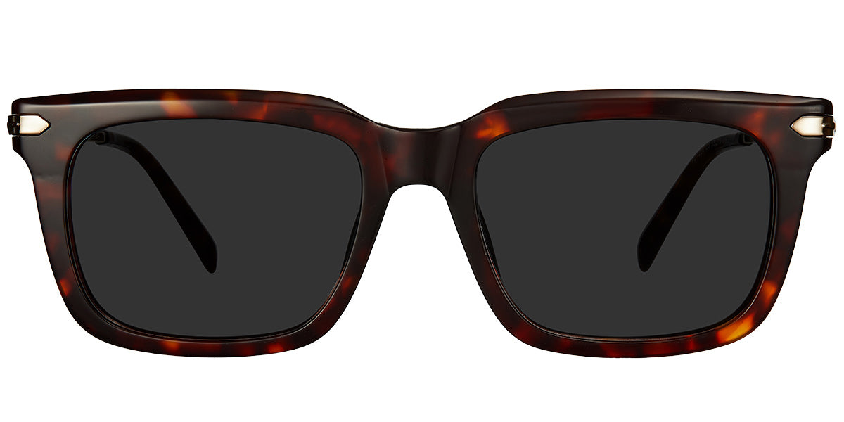 Tortoiseshell + Dark Gray Polarized Lenses (SG5396-3)