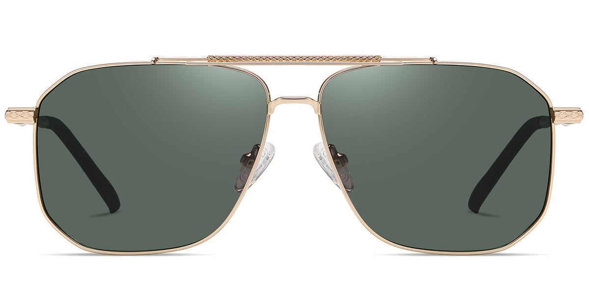 Gold + Dark Green Polarized Lenses (SG4351-4)
