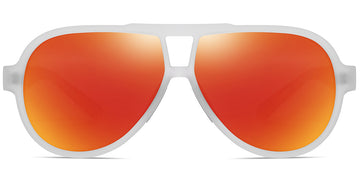 Translucent White + Mirrored Red Polarized Lenses (SG6161-5)