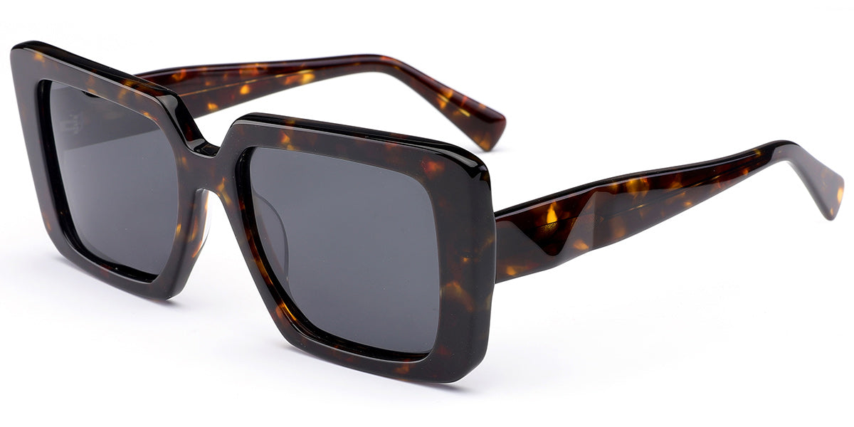 Tortoiseshell + Dark Gray Polarized Lenses (SG4920-2)