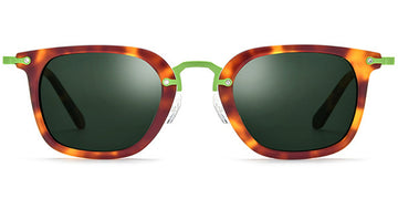 Tortoiseshell + Dark Green Polarized Lenses (SG6072-5)