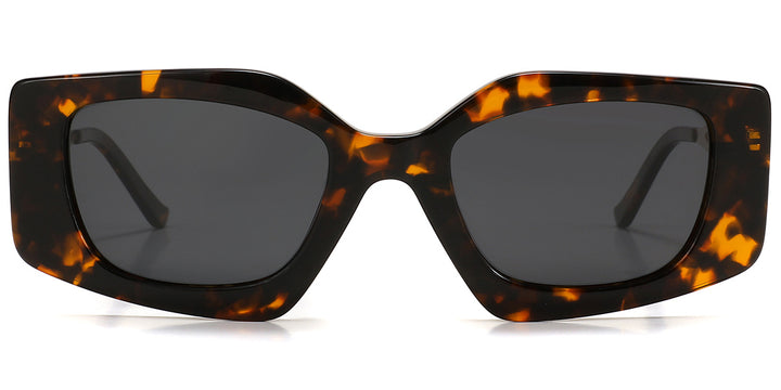 Tortoiseshell + Dark Gray Polarized Lenses (SG6137-2)