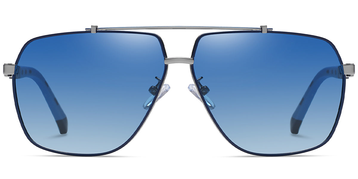 Gun Metal + Gradient Blue Polarized Lenses (SG4740-2)