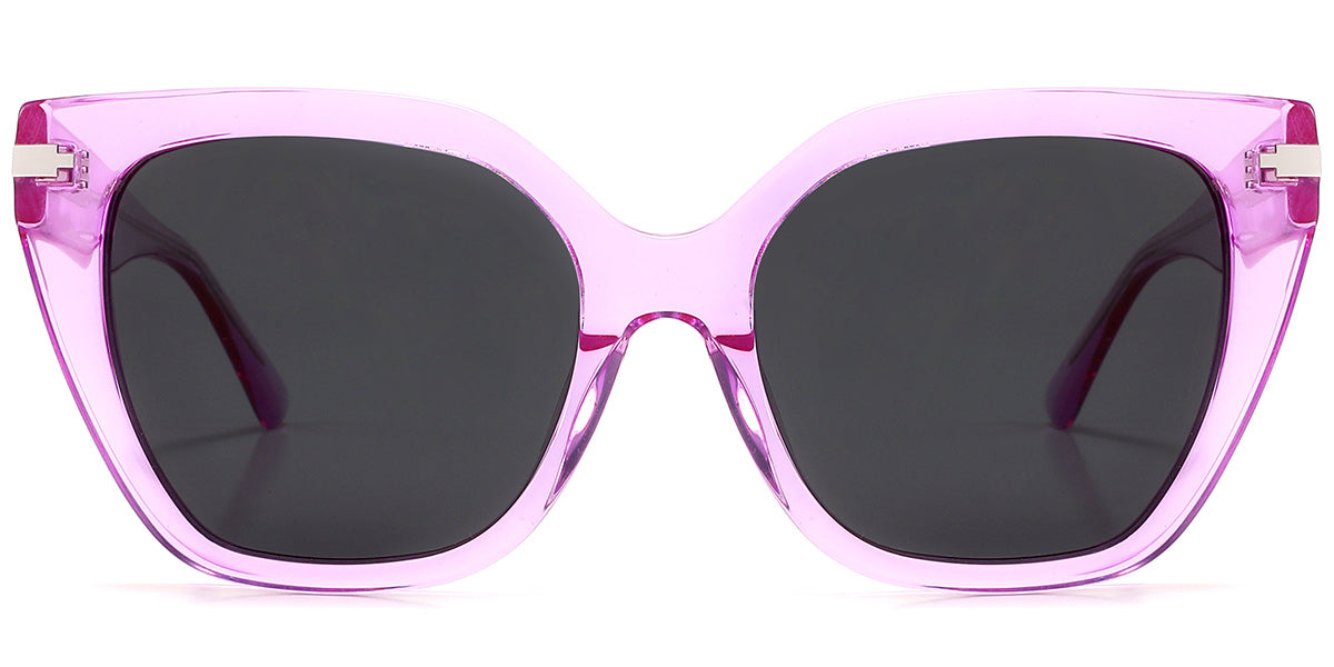 Translucent Rose + Dark Gray Polarized Lenses (SG5714-4)