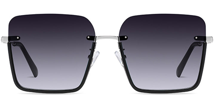 Black-Silver + Gradient Gray Lenses (SG4897-1)