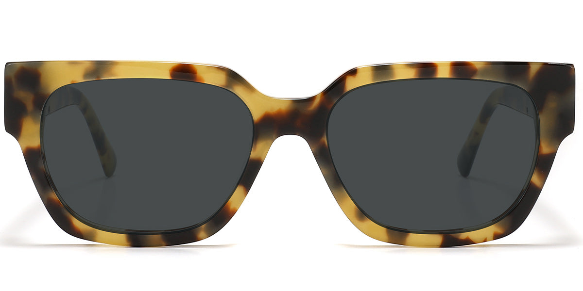 Tortoiseshell + Dark Gray Polarized Lenses (SG5964-3)