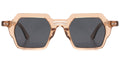 Translucent Light Brown + Dark Gray Polarized Lenses (SG5600-3)