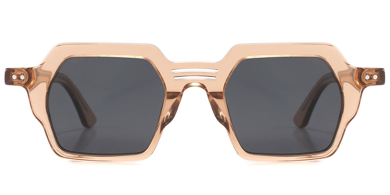 Translucent Light Brown + Dark Gray Polarized Lenses (SG5600-3)