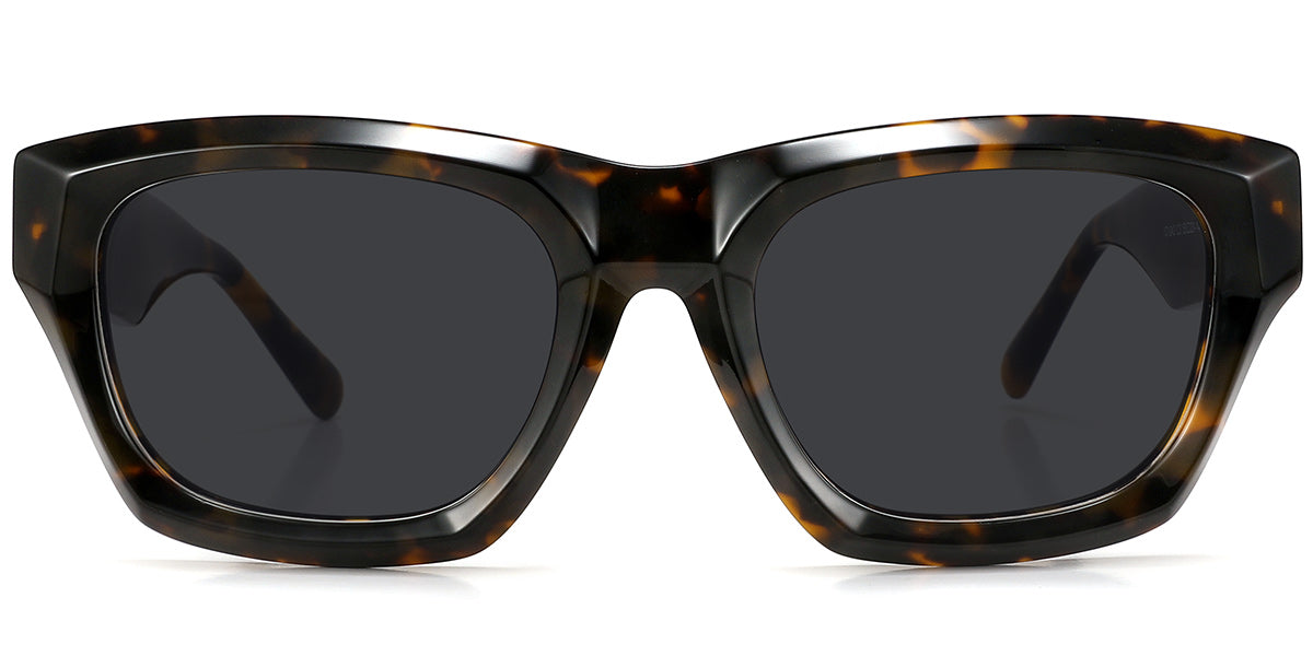 Tortoiseshell + Dark Gray Polarized Lenses (SG5567-3)