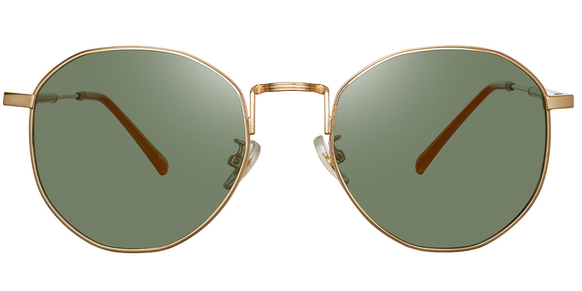 Gold + Dark Green Polarized Lenses (SG6084-2)