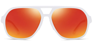 White + Mirrored Red Polarized Lenses (SG6162-5)