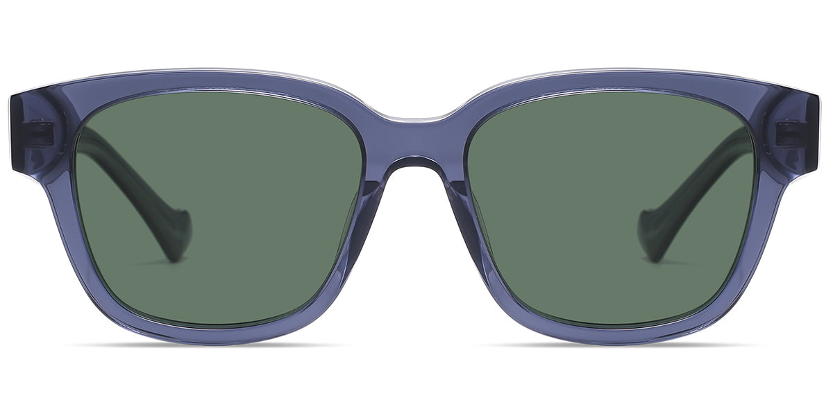 Translucent Blue + Dark Green Polarized Lenses (SG6257-3)