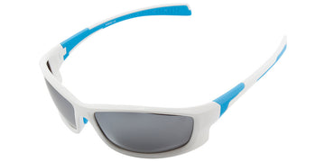 White + Mirrored Silver Polarized Lenses (SG6283-6)