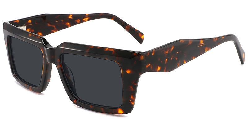 Tortoiseshell + Dark Gray Polarized Lenses (SG4391-2)