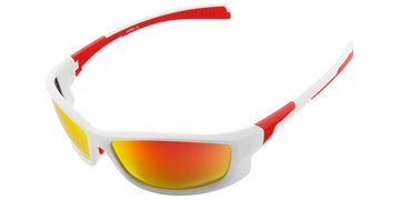 White + Mirrored Red Polarized Lenses (SG6283-2)