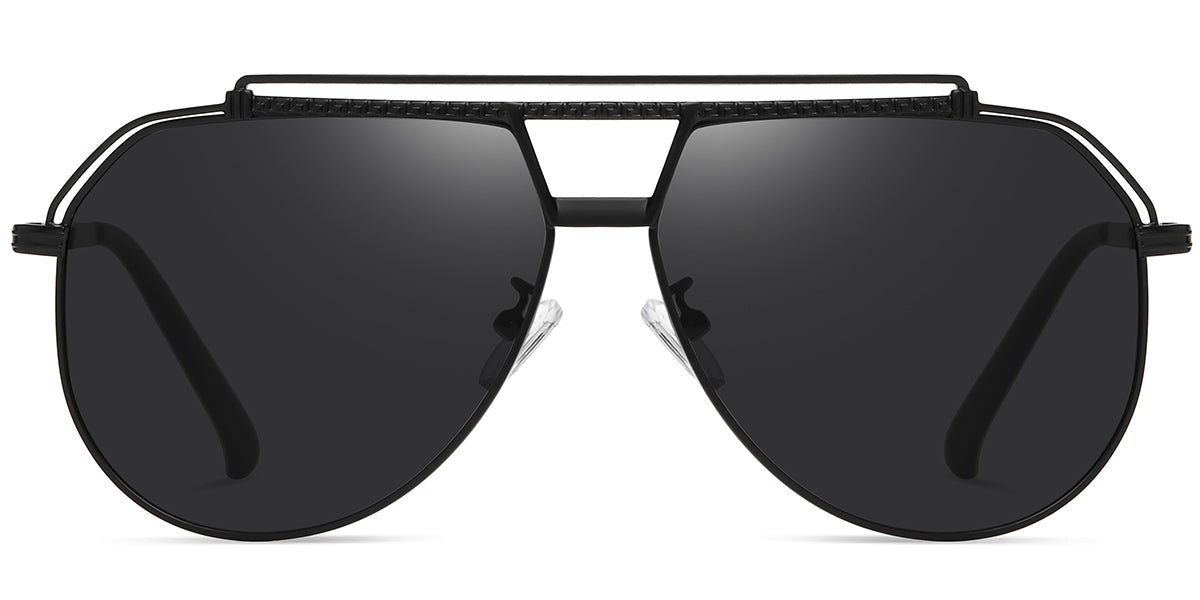 Black + Dark Gray Polarized Lenses (SG4349-1)