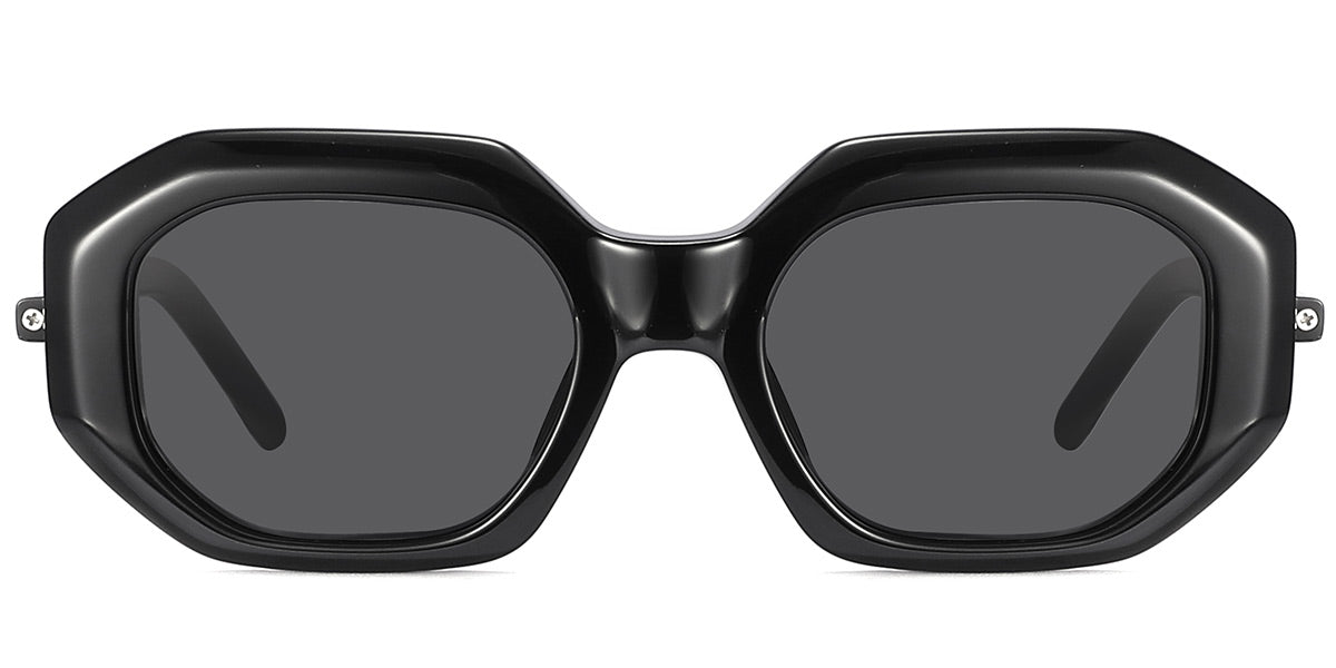 Black + Dark Gray Polarized Lenses (SG4307-1)