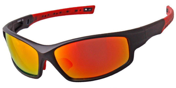 Black + Mirrored Red Polarized Lenses (SG6290-4)