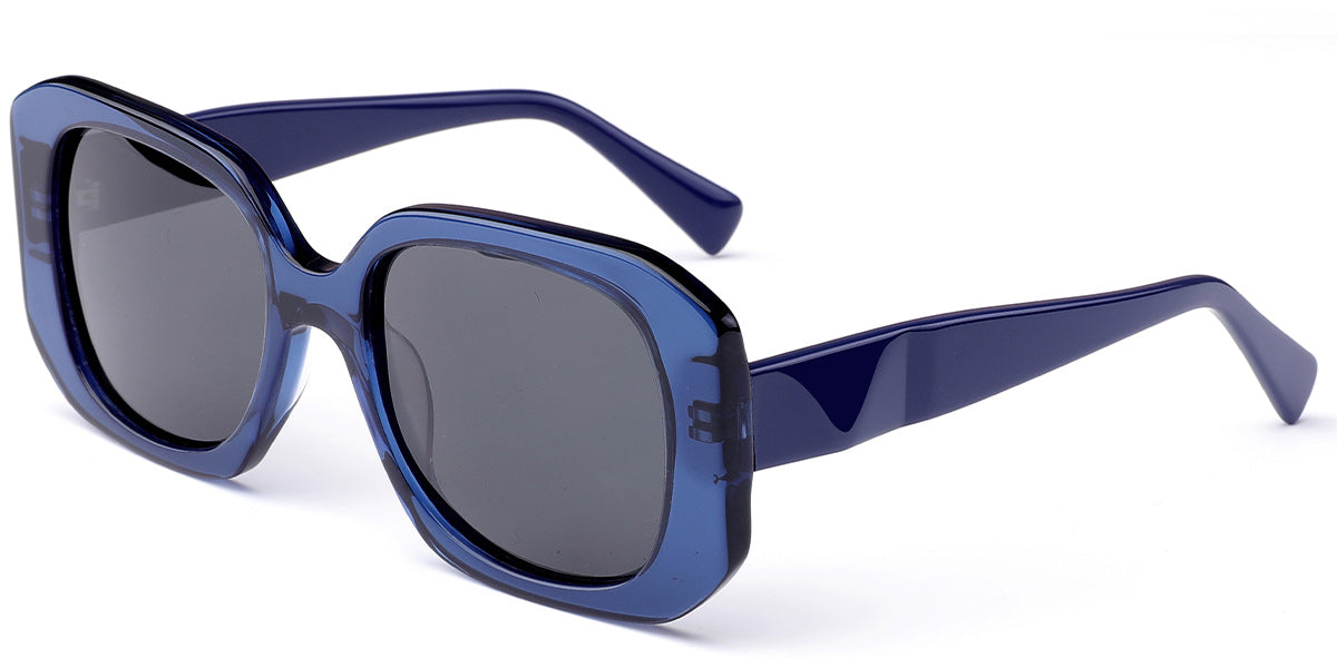 Translucent Blue + Dark Gray Polarized Lenses (SG4916-3)