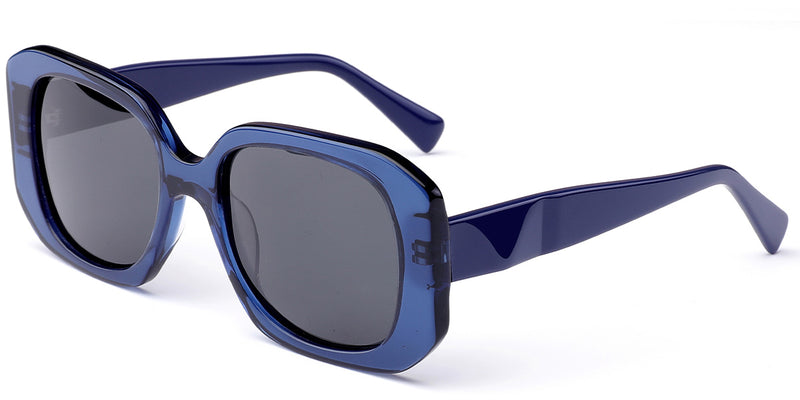 Translucent Blue + Dark Gray Polarized Lenses (SG4916-3)