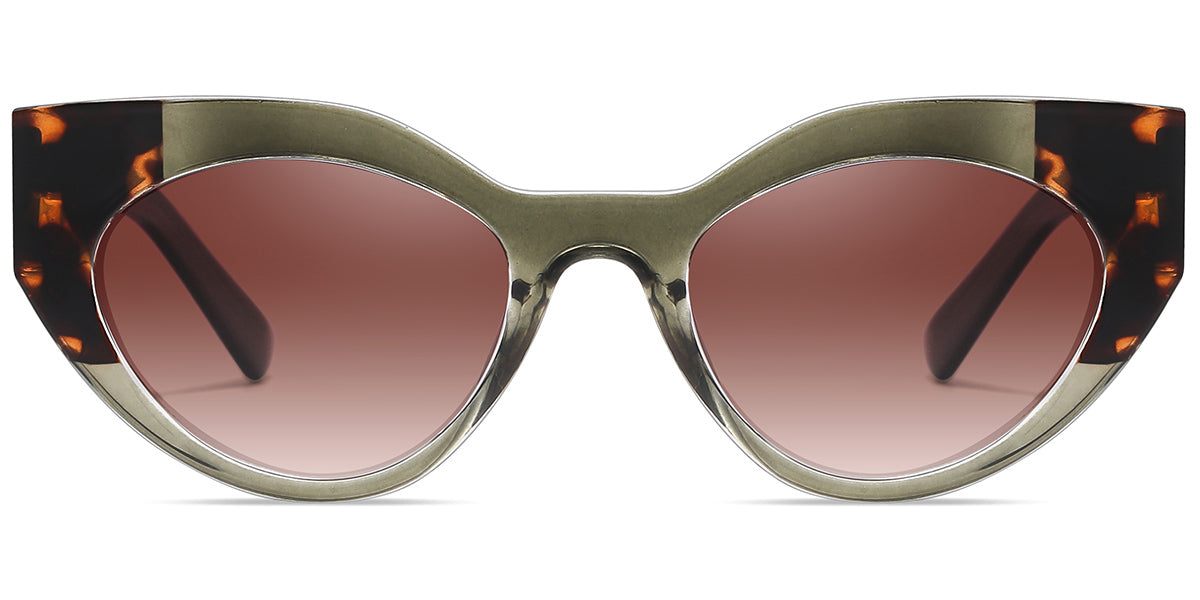 Pattern Green +  Gradient Amber Polarized Lenses (SG6169-4)
