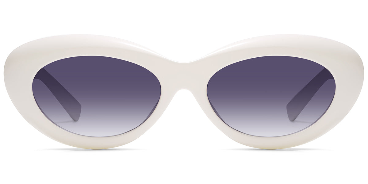 White + Gradient Gray Polarized Lenses (SG6218-4)