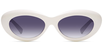 White + Gradient Gray Polarized Lenses (SG6218-4)