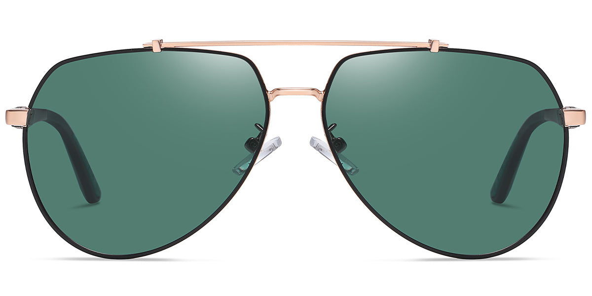 Gold + Dark Green Polarized Lenses (SG4414-93)
