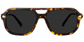 Tortoiseshell + Dark Gray Polarized Lenses (SG5397-3)