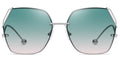 Silver + Green Pink Polarized Lenses (SG5310-5)