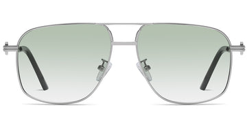 Silver + Gradient Green Polarized Lenses (SG4951-2)