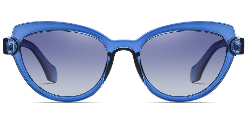 Translucent Blue + Gradient Blue Polarized Lenses (SG6232-3)